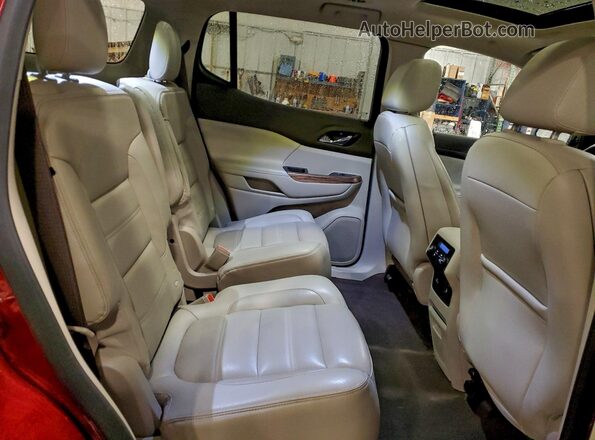 1GKKNXLS5KZ242267 2019 GMC ACADIA Red უკანა სალონის ხედი