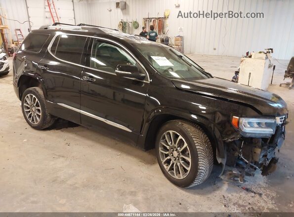 1GKKNXLS8MZ192175 2021 GMC ACADIA Черный Передняя правая четверть