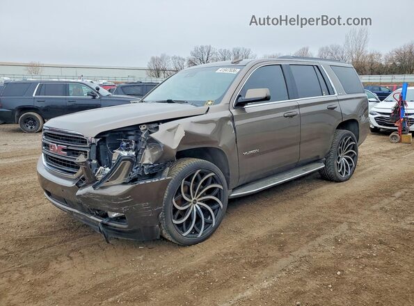 1GKS2AKC7GR210654 2016 GMC YUKON Tan Vista tres cuartos delantera izquierda