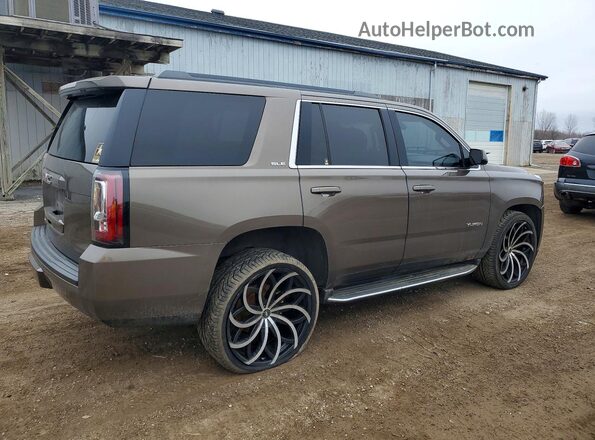 1GKS2AKC7GR210654 2016 GMC YUKON Tan Trasero derecho