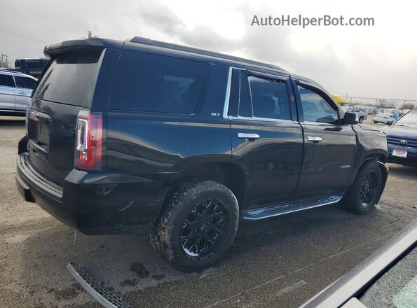 1GKS2BKC2GR370205 2016 GMC YUKON Черный Задняя правая четверть