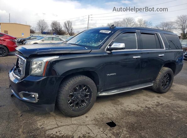 1GKS2BKC2GR370205 2016 GMC YUKON Черный Передняя левая четверть