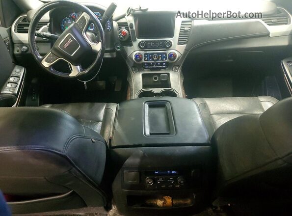 1GKS2GKC0JR313893 2018 GMC YUKON Gray Widok deski rozdzielczej