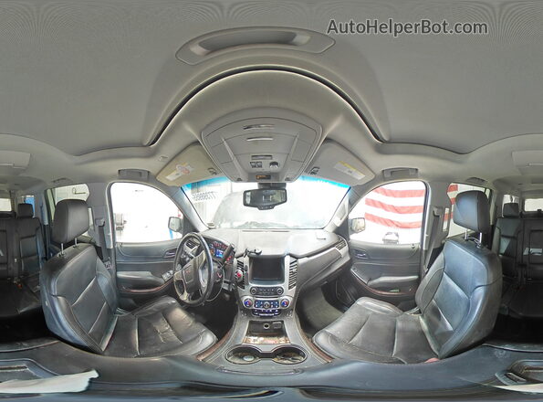 1GKS2GKC0JR313893 2018 GMC YUKON Gray Widok wnętrza 360 stopni