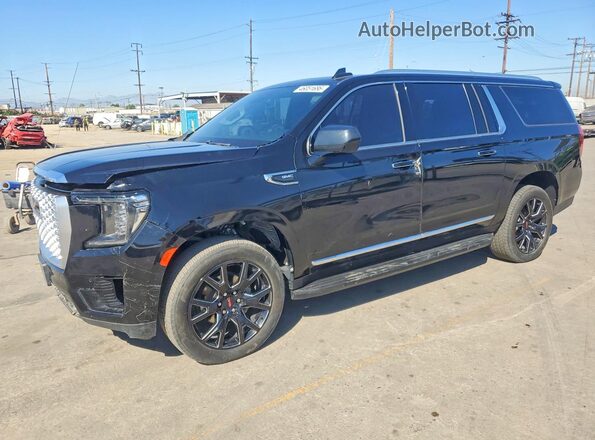 1GKS2GKD3NR247256 2022 GMC YUKON Черный Передняя левая четверть