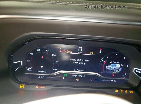 1GKS2KKL6PR487544 2023 GMC YUKON Black Вид щитка приладів