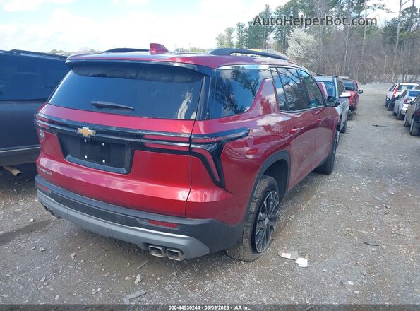 1GNERGRSXSJ225541 2025 CHEVROLET TRAVERSE Красный Задняя правая четверть