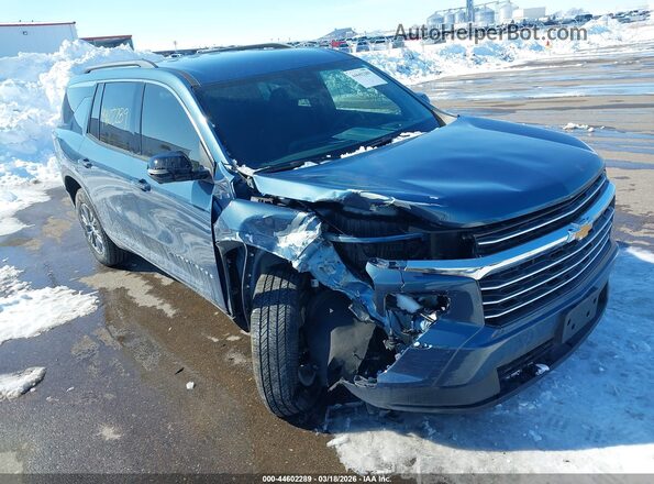 1GNEVGKS9TJ121985 2026 CHEVROLET TRAVERSE Синий Передняя правая четверть