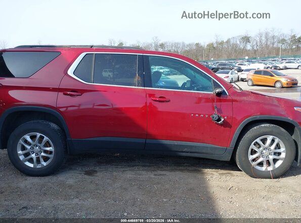 1GNEVGKW1LJ296847 2020 CHEVROLET TRAVERSE Красный Вид задней части салона