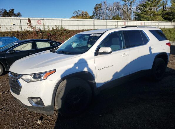 1GNEVGKW2JJ266320 2018 CHEVROLET TRAVERSE White Przód lewy