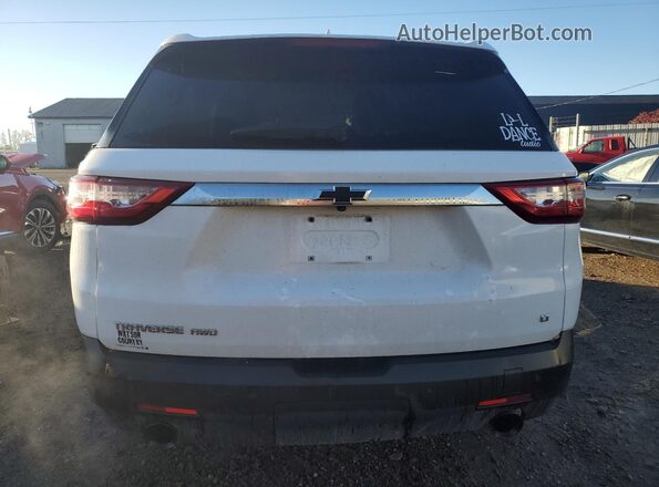 1GNEVGKW2JJ266320 2018 CHEVROLET TRAVERSE White Widok z tyłu