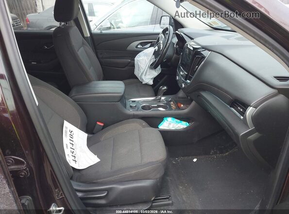 1GNEVGKW2LJ313106 2020 CHEVROLET TRAVERSE Maroon Widok wnętrza z przodu