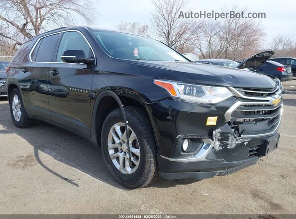 1GNEVGKW6LJ259065 2020 CHEVROLET TRAVERSE Черный Передняя правая четверть