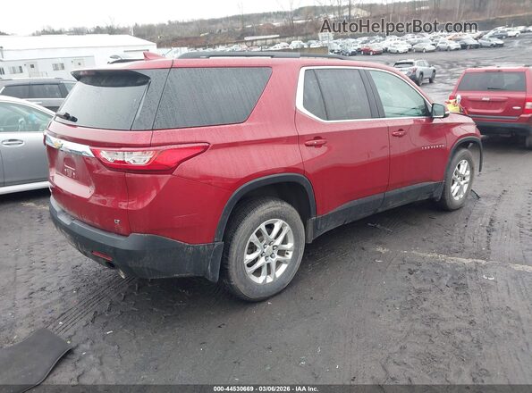 1GNEVGKWXKJ101603 2019 CHEVROLET TRAVERSE Бордовый Задняя правая четверть