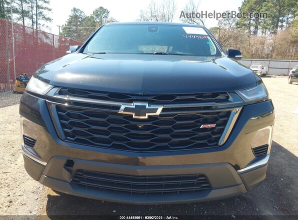 1GNEVJKW6NJ132591 2022 CHEVROLET TRAVERSE Черный Вид щитка приборов