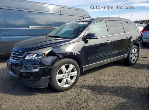 1GNKVGKD2HJ295991 2017 CHEVROLET TRAVERSE Черный Передняя левая четверть