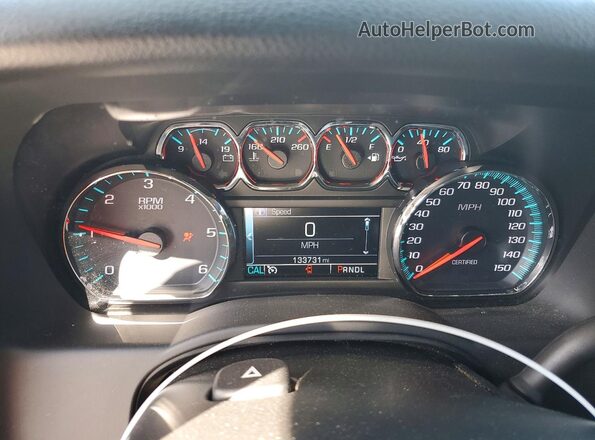 1GNLCDEC5LR284845 2020 CHEVROLET TAHOE Black Вид щитка приладів