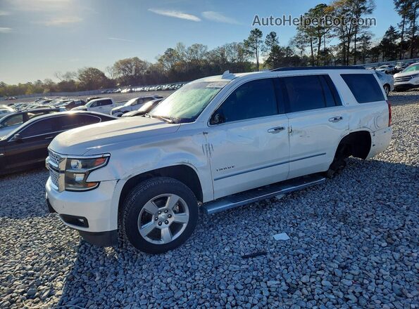 1GNSCBKC1HR355874 2017 CHEVROLET TAHOE Белый Передняя левая четверть