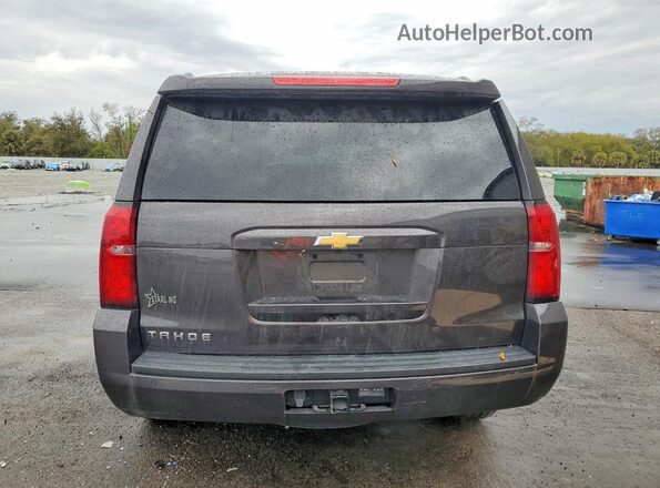 1GNSCBKC1JR159570 2018 CHEVROLET TAHOE Черный Вид сзади