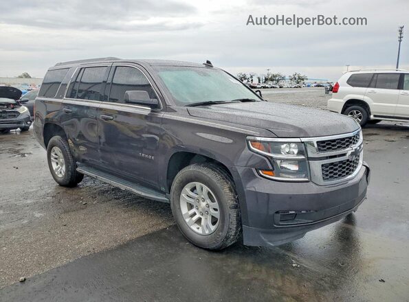 1GNSCBKC1JR159570 2018 CHEVROLET TAHOE Черный Передняя правая четверть