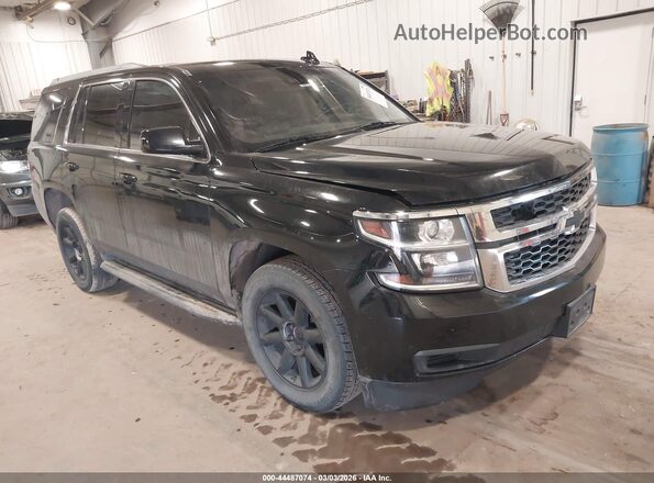 1GNSCBKC1JR278221 2018 CHEVROLET TAHOE Черный Передняя правая четверть