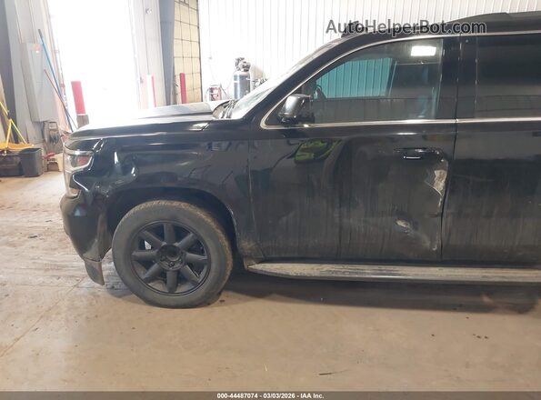 1GNSCBKC1JR278221 2018 CHEVROLET TAHOE Черный Вид спереди