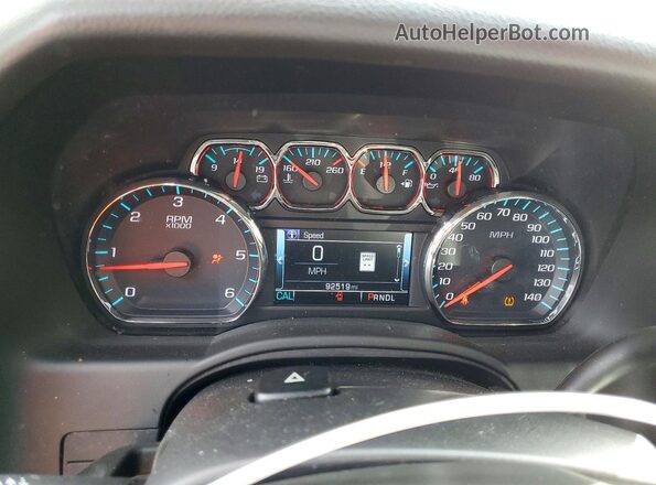 1GNSCBKC2JR390042 2018 CHEVROLET TAHOE Черный Вид щитка приборов