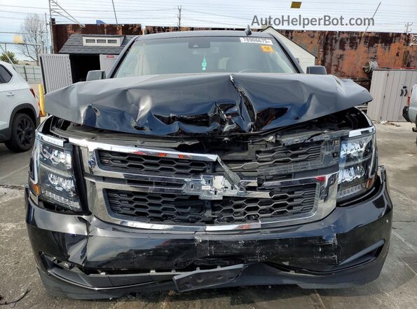 1GNSCBKC2JR390042 2018 CHEVROLET TAHOE Черный Вид спереди