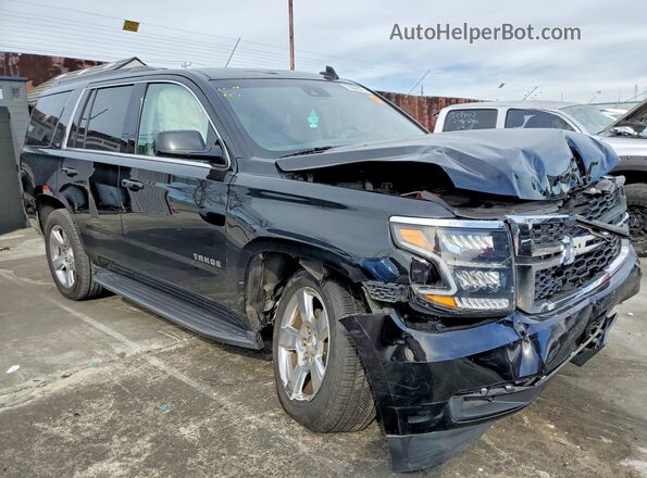 1GNSCBKC2JR390042 2018 CHEVROLET TAHOE Черный Передняя правая четверть