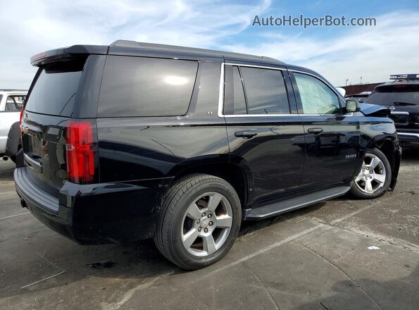 1GNSCBKC2JR390042 2018 CHEVROLET TAHOE Черный Задняя правая четверть