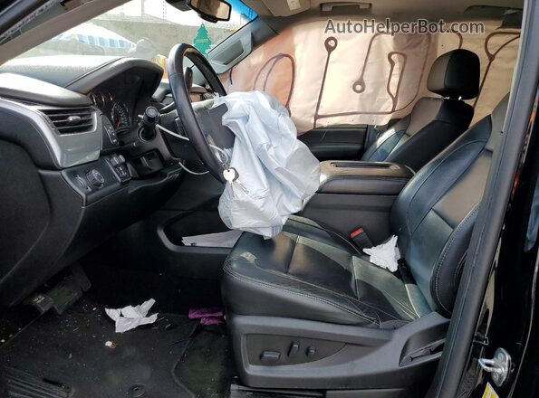1GNSCBKC2JR390042 2018 CHEVROLET TAHOE Черный Вид салона спереди
