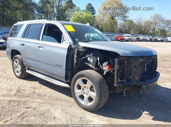 1GNSCBKC3GR468935 2016 CHEVROLET TAHOE Light Blue Передняя правая четверть