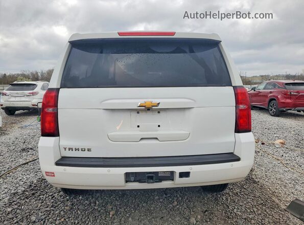 1GNSCBKC4KR285049 2019 CHEVROLET TAHOE White Widok z tyłu