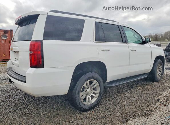 1GNSCBKC4KR285049 2019 CHEVROLET TAHOE White Tył prawy