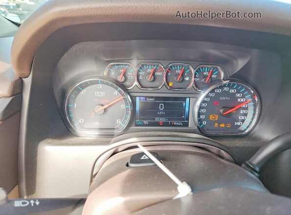 1GNSCBKC5JR282594 2018 CHEVROLET TAHOE Gray Widok zestawu wskaźników