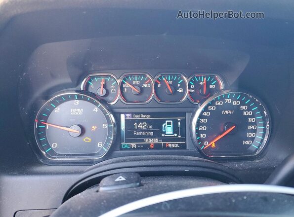 1GNSCBKC7HR166548 2017 CHEVROLET TAHOE Серебряный Вид щитка приборов