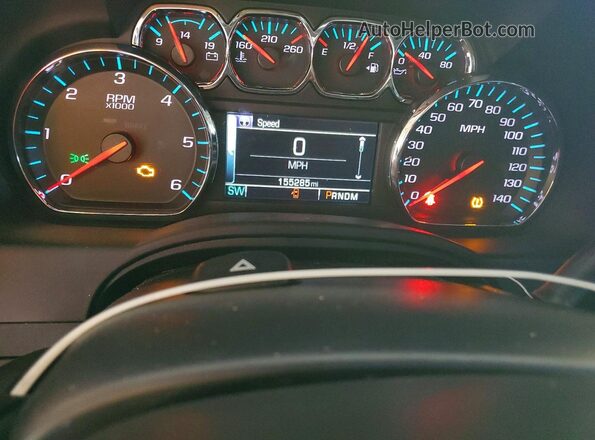 1GNSCBKC8GR299706 2016 CHEVROLET TAHOE Серебряный Вид щитка приборов