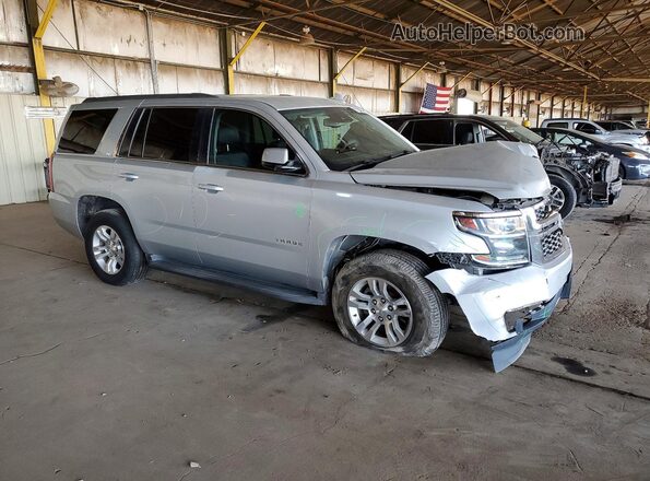 1GNSCBKC8GR299706 2016 CHEVROLET TAHOE Серебряный Передняя правая четверть