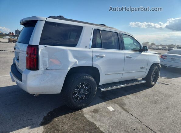 1GNSCBKCXJR395537 2018 CHEVROLET TAHOE Белый Задняя правая четверть
