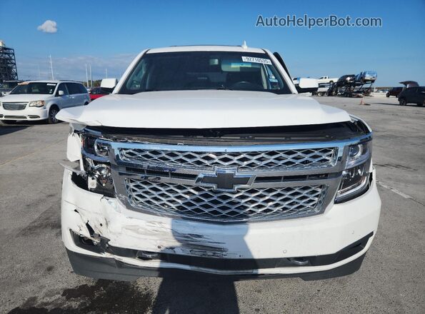 1GNSCBKCXJR395537 2018 CHEVROLET TAHOE Белый Вид спереди
