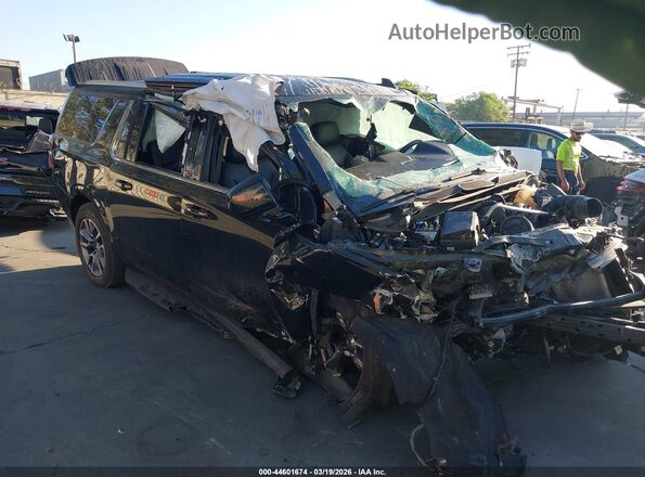 1GNSCBKD1PR225679 2023 CHEVROLET SUBURBAN Черный Передняя правая четверть