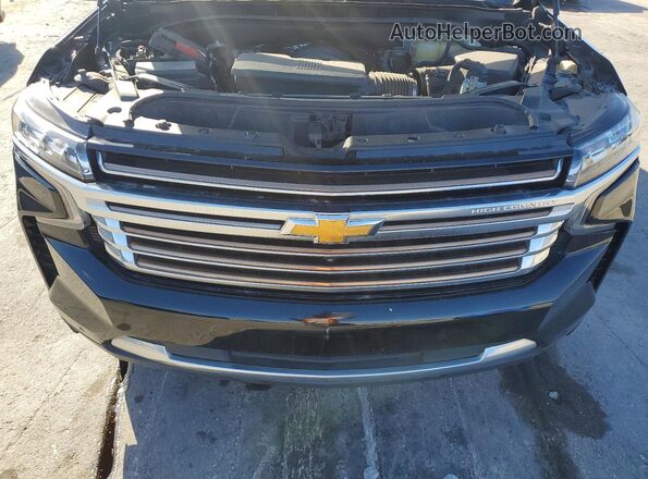 1GNSCGKL9PR290932 2023 CHEVROLET SUBURBAN Black Vista del compartimento del motor