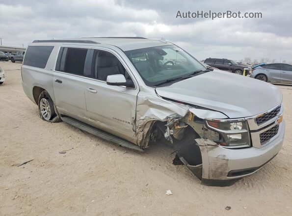 1GNSCHKC1JR235646 2018 CHEVROLET SUBURBAN Серебряный Передняя правая четверть