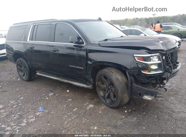 1GNSCHKC7GR417151 2016 CHEVROLET SUBURBAN Black Передня права чверть