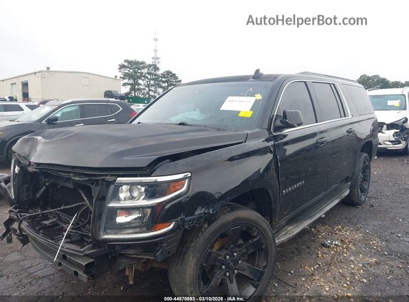 1GNSCHKC7GR417151 2016 CHEVROLET SUBURBAN Black Вид спереду