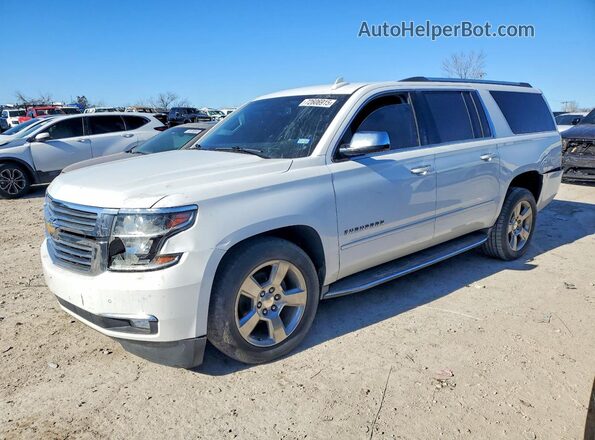 1GNSCJKC2JR201528 2018 CHEVROLET SUBURBAN White Przód lewy