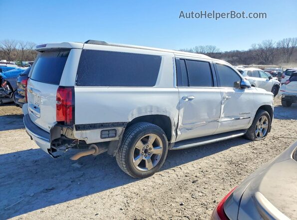 1GNSCJKC2JR201528 2018 CHEVROLET SUBURBAN White Tył prawy