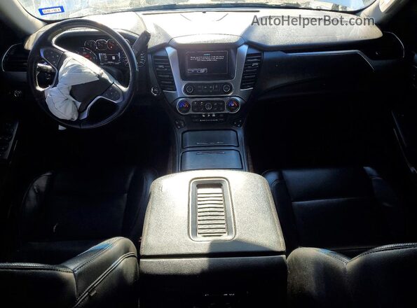 1GNSCJKC2JR201528 2018 CHEVROLET SUBURBAN White Widok deski rozdzielczej