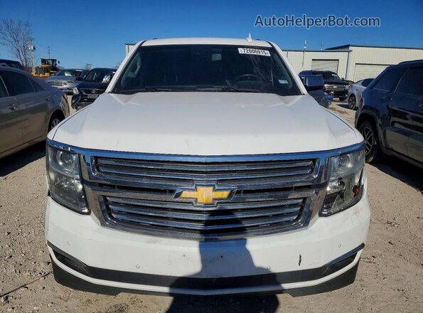 1GNSCJKC2JR201528 2018 CHEVROLET SUBURBAN White Widok z przodu