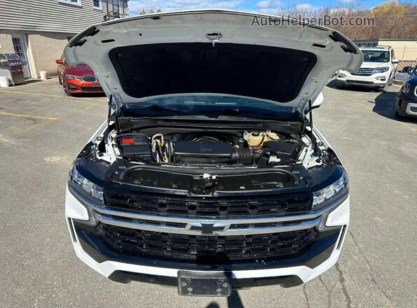 1GNSCLED6PR285782 2023 CHEVROLET TAHOE White Widok deski rozdzielczej